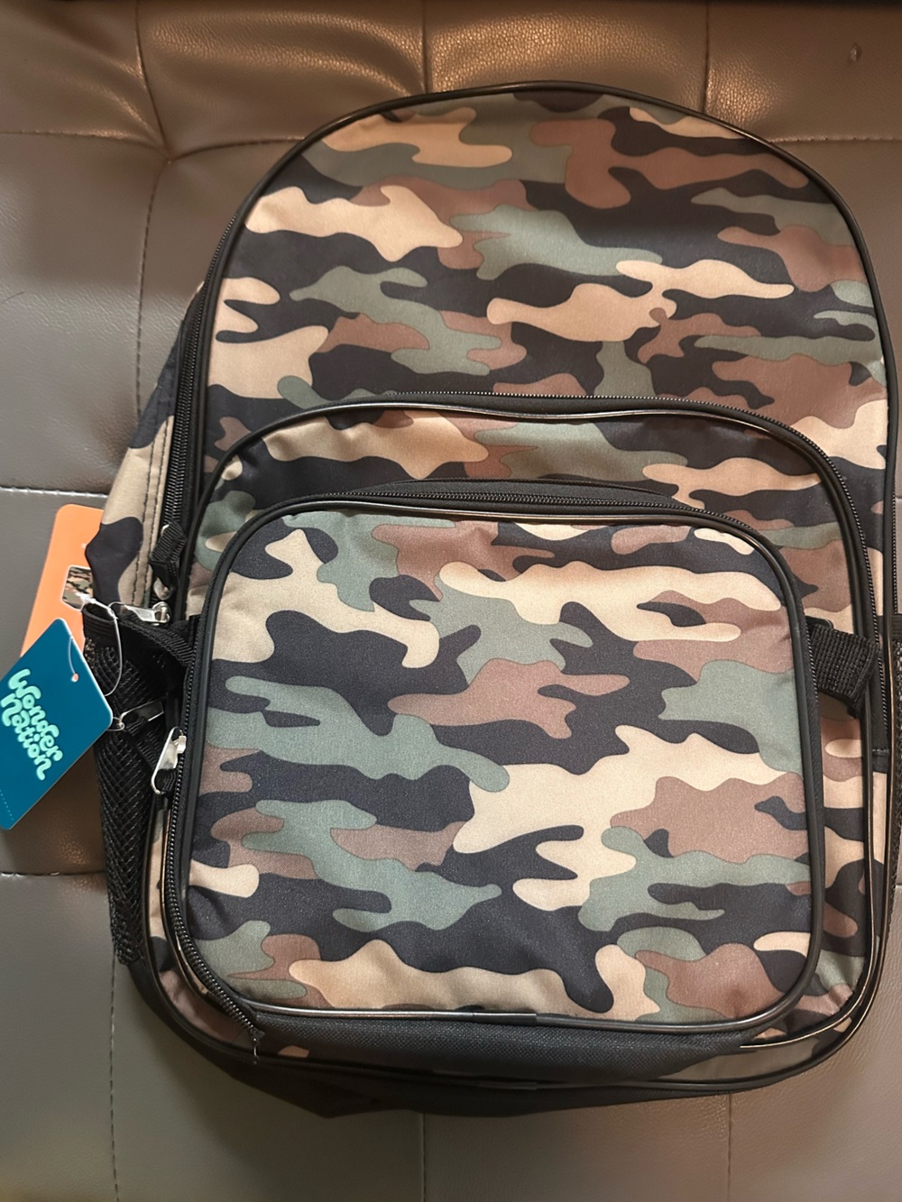 wonder nation Camouflage Men's Backpack - Green, Brown, Black